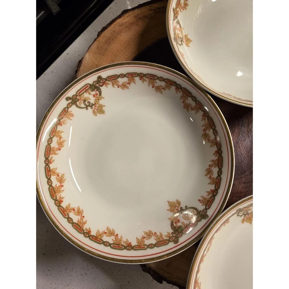 Antique Haviland Limoges Schleiger 290 Pattern Dessert Bowls 5